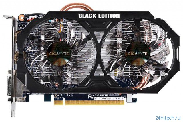 Видеокарта GIGABYTE GeForce GTX 750 Ti Black Edition с повышенной надежностью