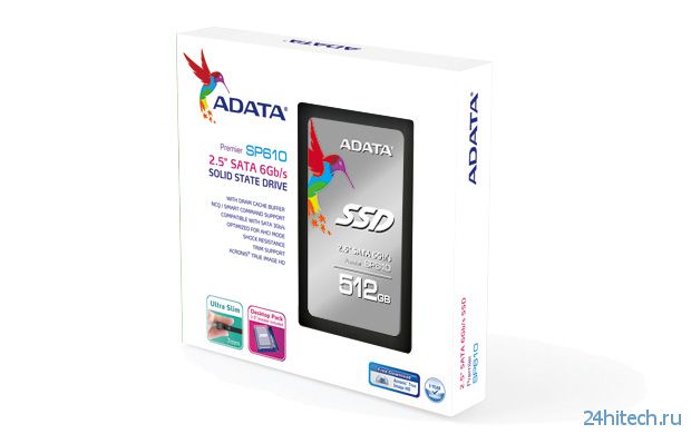 Высокопроизводительный SSD-накопитель ADATA Premier SP610 объемом до 1 ТБ