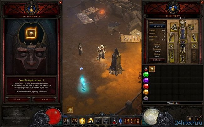 Опубликовано описание первого крупного обновления Diablo III: Reaper of Souls