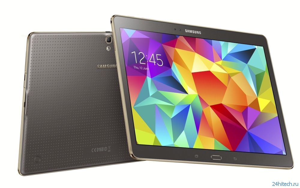Samsung представила планшеты Galaxy Tab S с дисплеем Super AMOLED