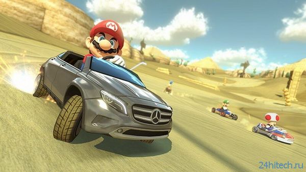 В Mario Kart 8 появится машина от Mercedes