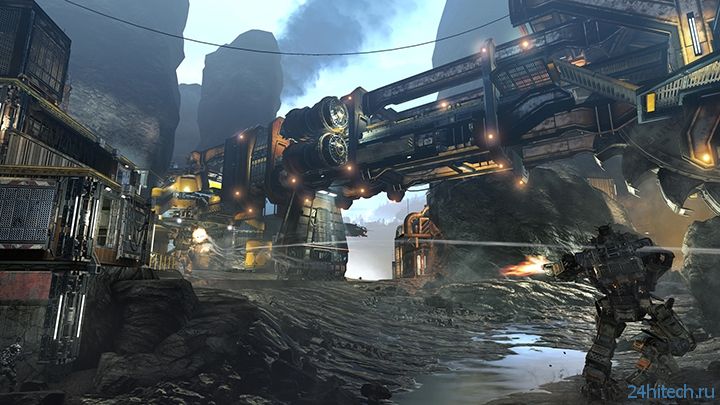 Скриншоты второго дополнения к Titanfall показали битву на краю Фронтира
