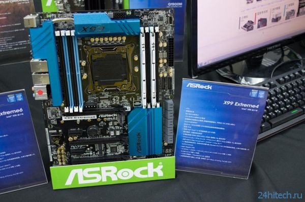 ASRock показала пару материнских плат для процессоров Intel Haswell-E