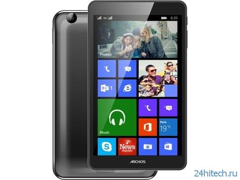 Archos представила смартфон на Windows Phone 8.1 за  и Windows-планшет