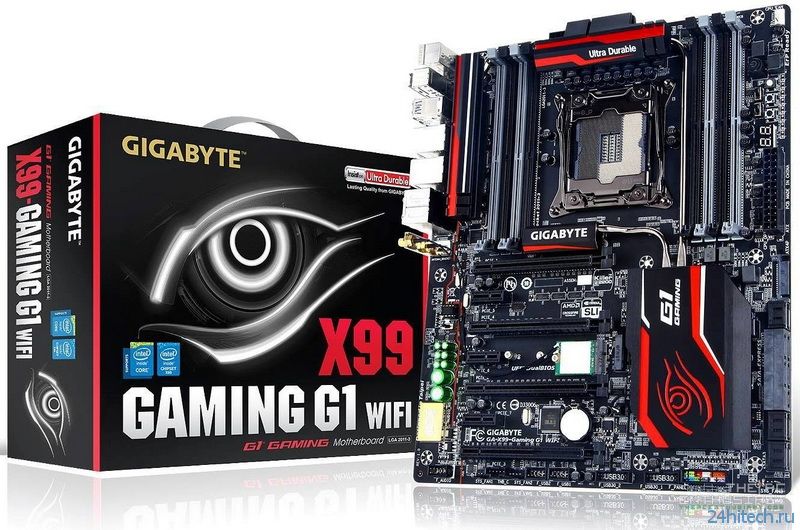 Новая плата Gigabyte X99 Gaming G1 WIFI для настоящих энтузиастов
