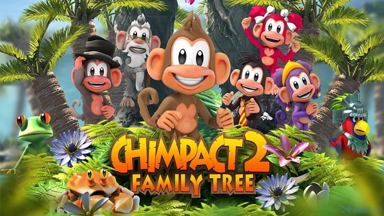 На Windows Phone и Windows вышла игра Chimpact 2 Family Tree: собираем бананы и изучаем джунгли