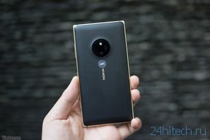 Lumia 830 Gold Edition на живых фото