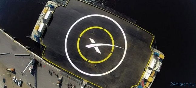 В воскресенье SpaceX еще раз попытается посадить ракету на плавучий космодром