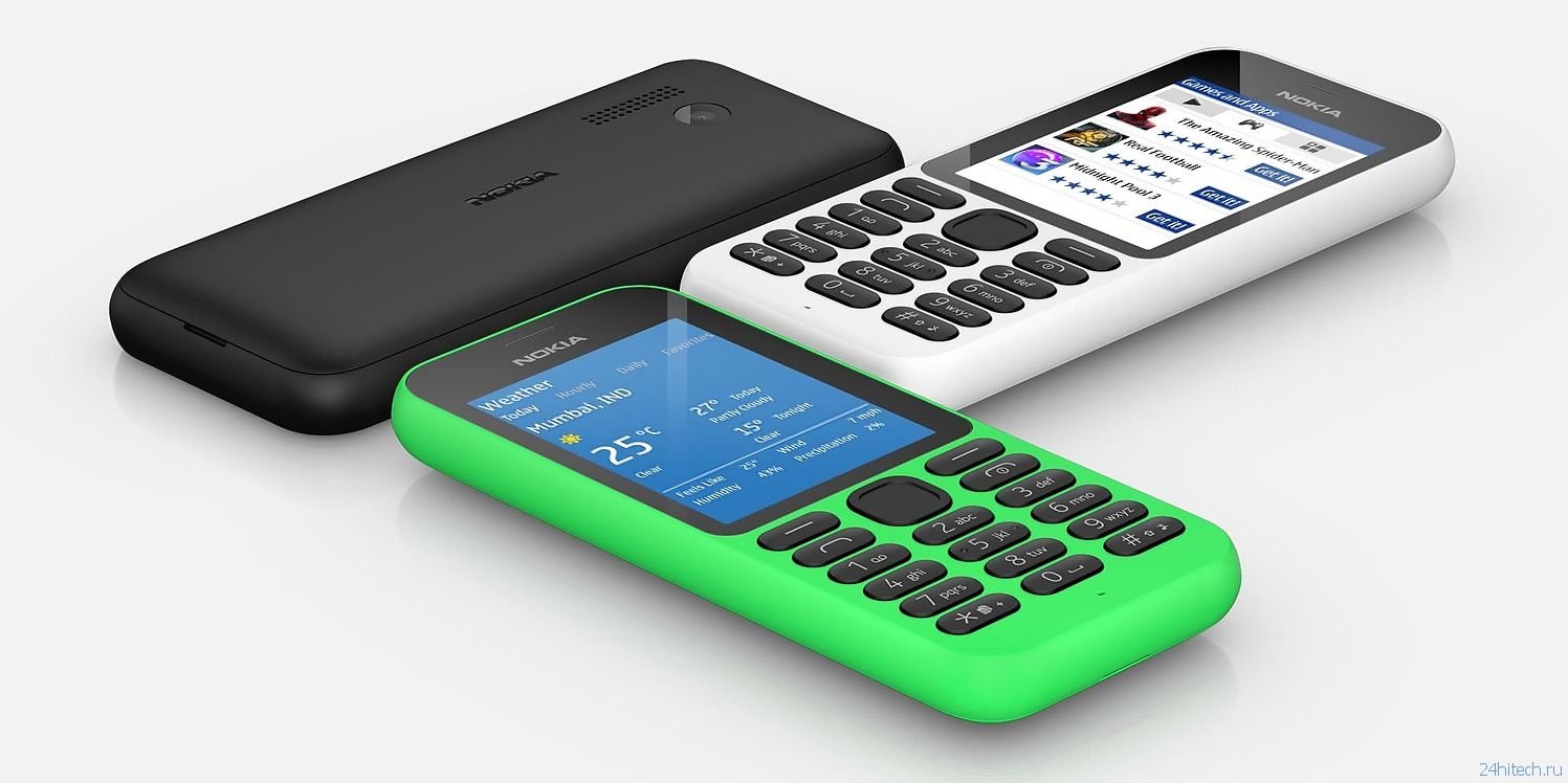 Nokia 215 – самый доступный телефон Microsoft уже в России