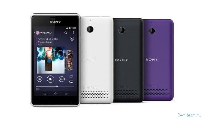 Sony Xperia E1 II — недорогой смартфон с необычным названием