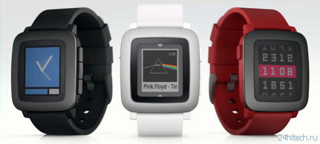 Теперь цветные: Pebble анонсировала «умные» часы Time
