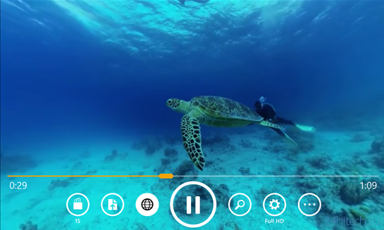 Video 360 — приложение для Windows Phone 8.1 и Windows 8.1 позволяющее просматривать панорамные видео