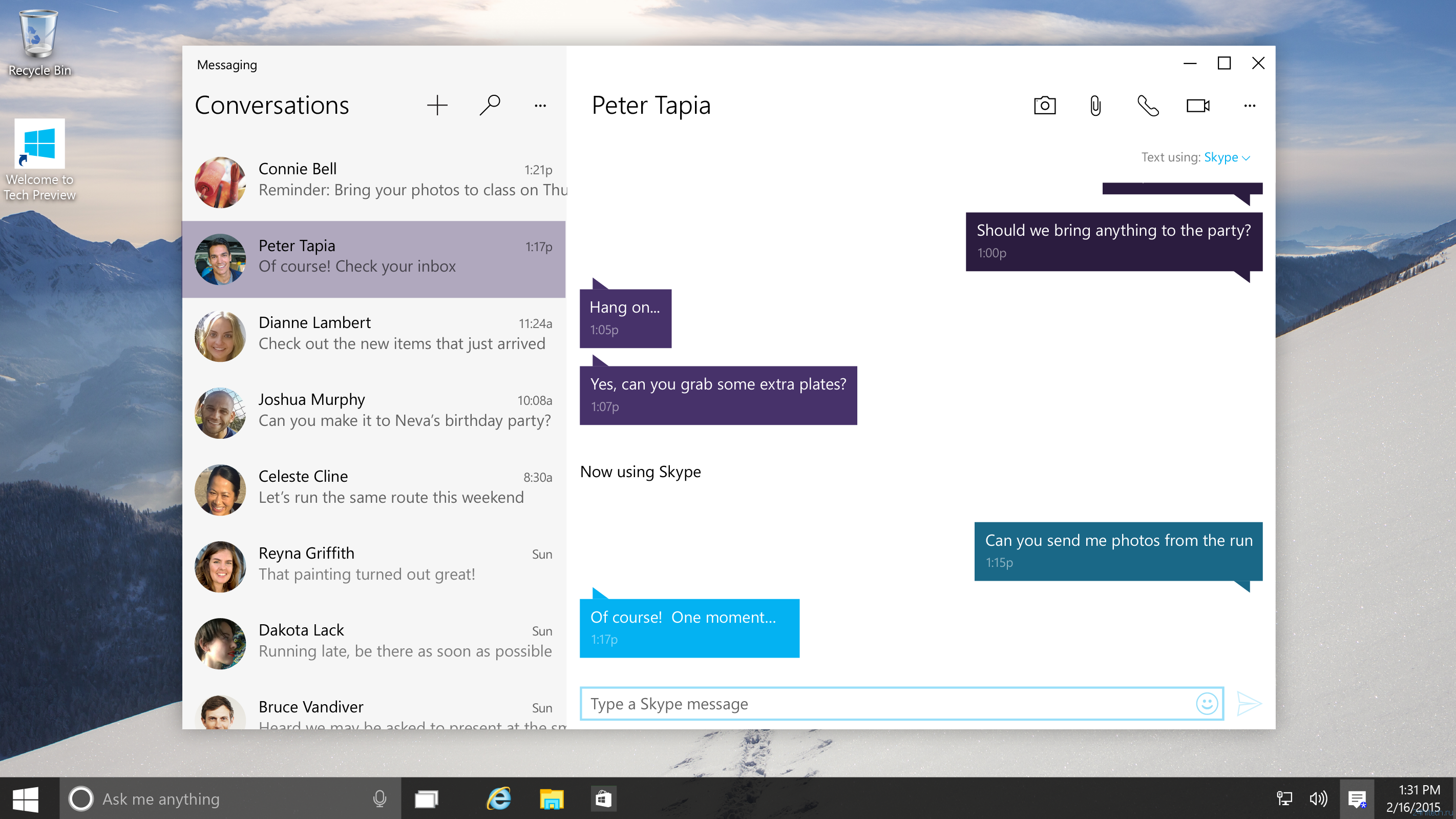 В документации Windows для разработчиков появился намёк на скорый выход приложения Messaging для Windows 10