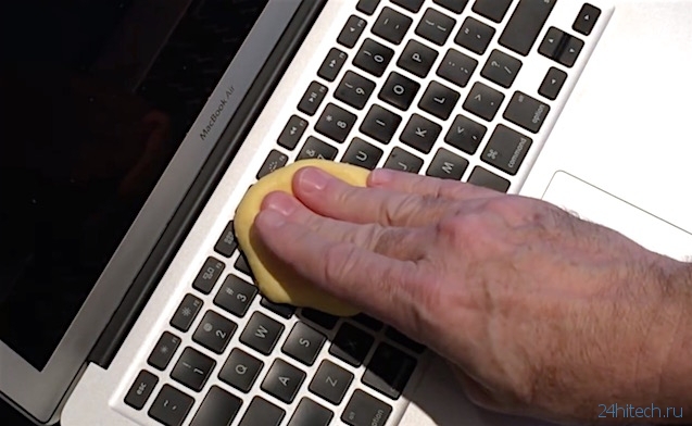 Как сделать «лизуна» для чистки клавиатуры и другой электроники