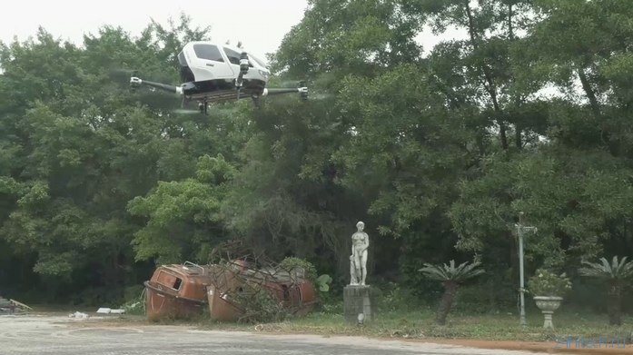 CES | Представлен автономный одноместный летающий дрон-такси