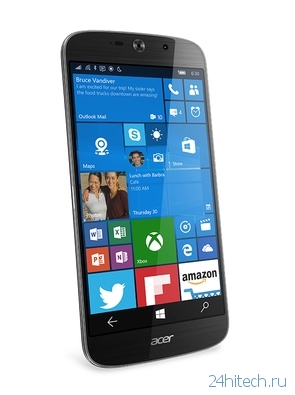 Анонсирован флагман Acer на Windows 10 Mobile