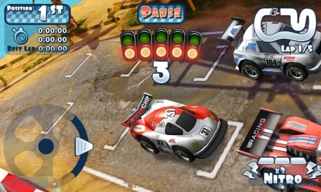 Аркадная гонка Mini Motor Racing для Windows Phone 8 и Windows 10 временно подешевела на 67%