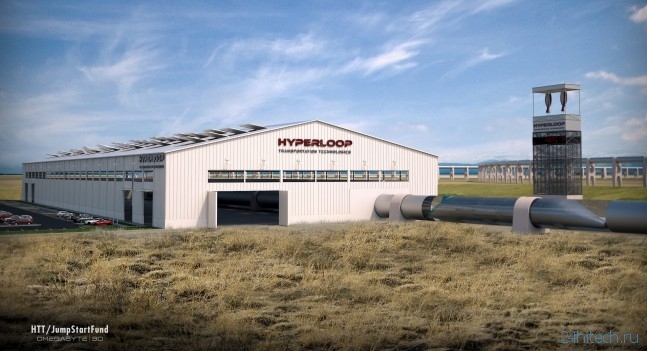Первая линия высокоскоростной транспортной системы Hyperloop откроется в 2018 году