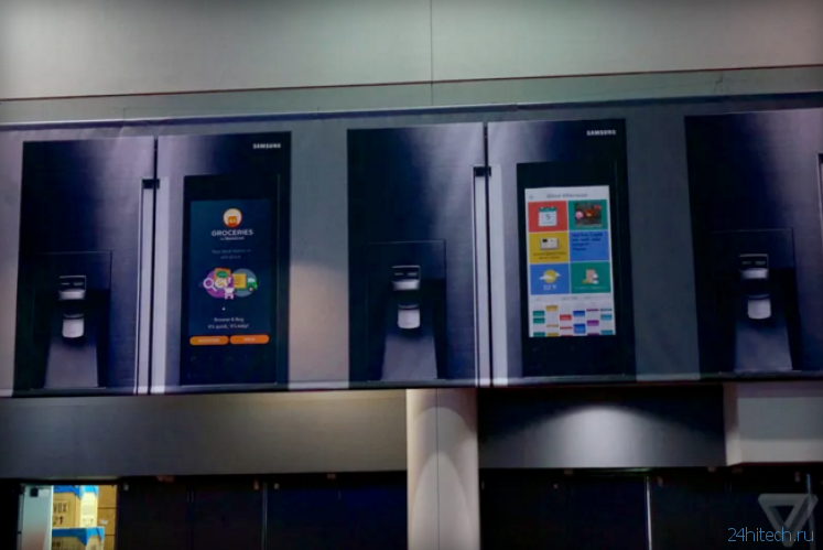 Гибрид смартфона и холодильника от Samsung на CES?