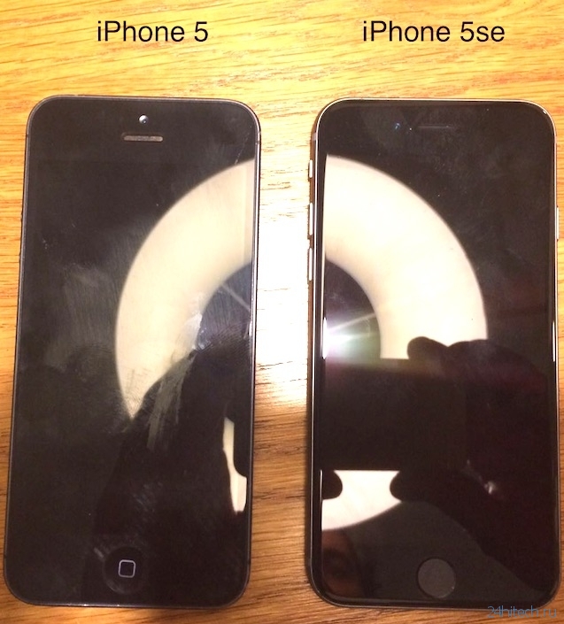 Фото iPhone 5se (6c) - корпус от iPhone 5, кнопки и стекло от iPhone 6