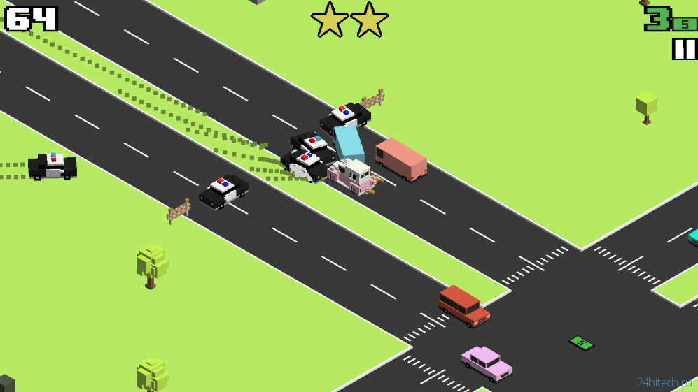 Smashy Road: Wanted — аркадный симулятор отъявленного нарушителя правил ПДД