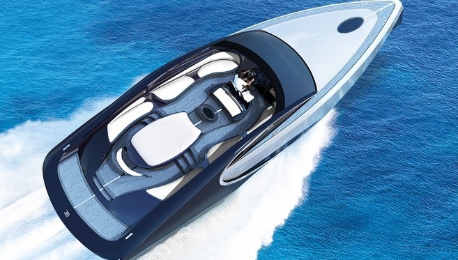 Bugatti разработала роскошную двухместную яхту с джакузи и камином