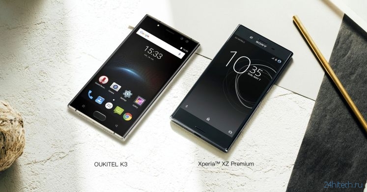OUKITEL K3 похож на Sony Xperia XZ Premium, но хорош не только этим