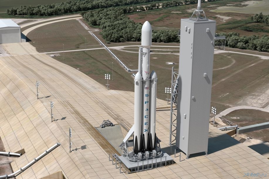 В SpaceX провели испытания двигателей Falcon Heavy