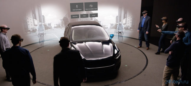 Автоконцерн Ford начал использовать HoloLens для проектировки автомобилей