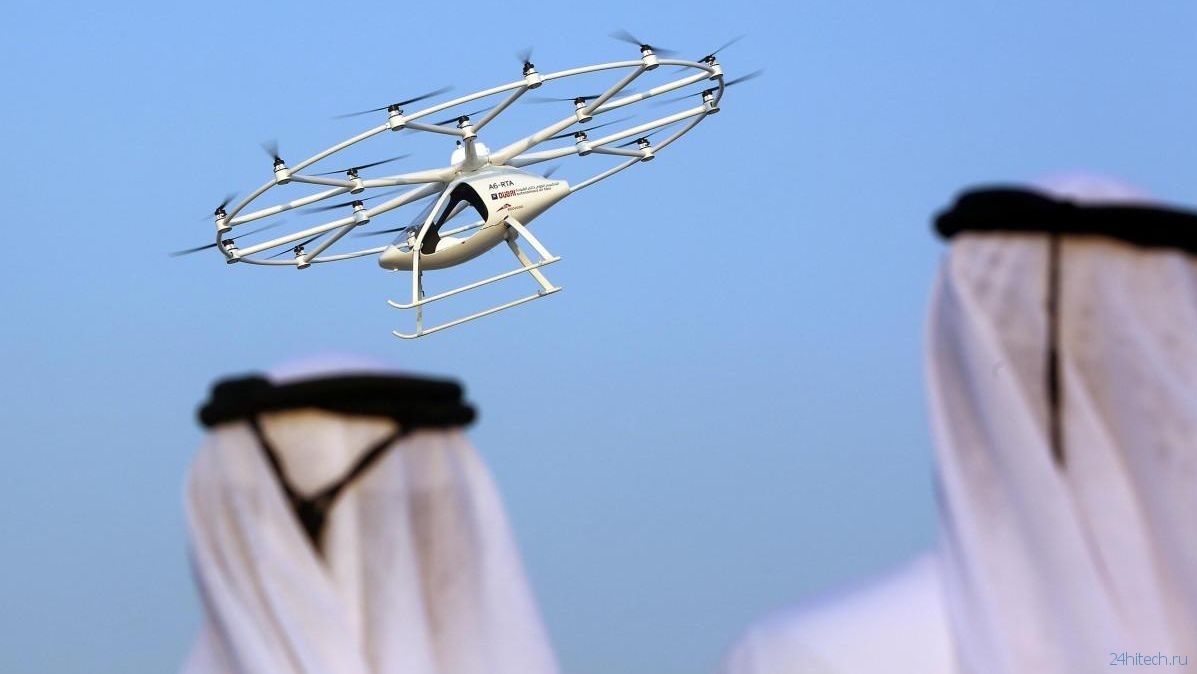 В Дубае беспилотное такси совершило свой первый тестовый полёт