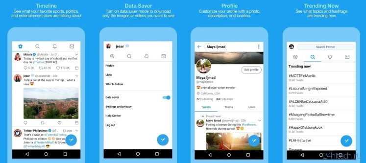 Twitter выпустил Lite-версию мобильного приложения