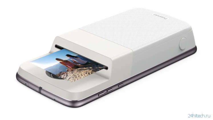Motorola поместила фотопринтер Polaroid на заднюю часть смартфонов