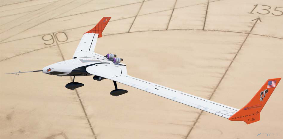 Lockheed Martin разрабатывает X-56А – перспективный самолет с тонкими гибкими крыльями