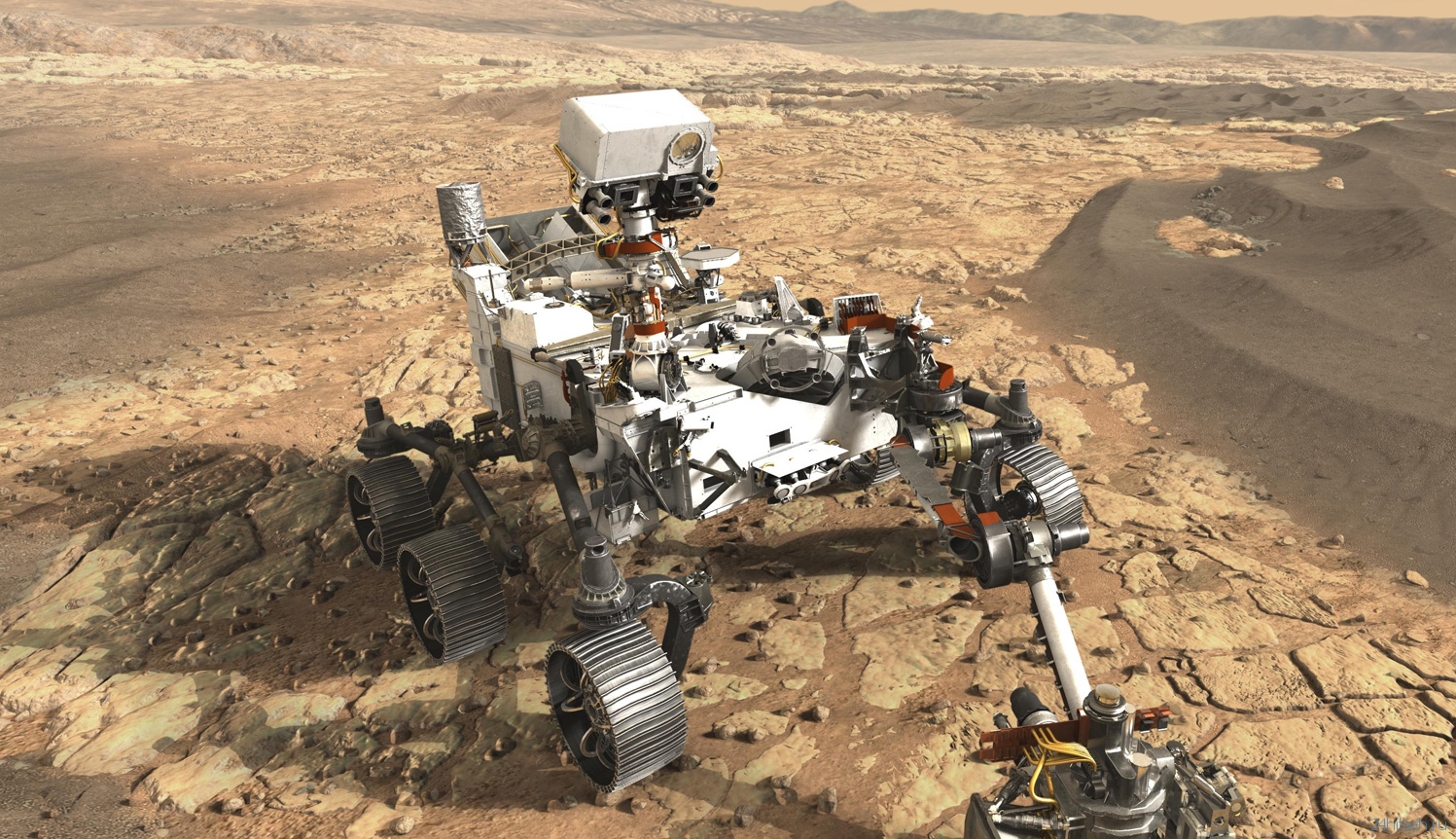 Кратер Джезеро способен раскрыть тайну жизни на Марсе