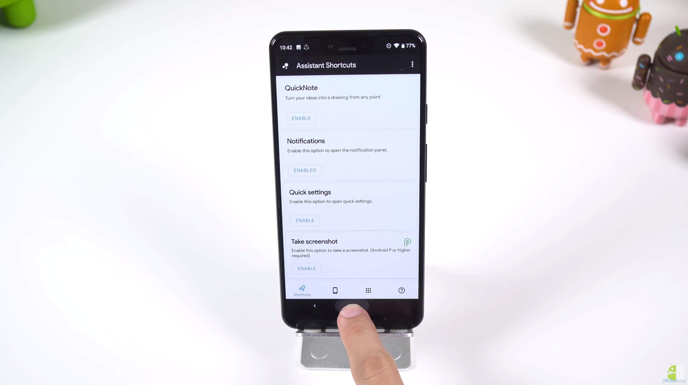 Google Assistant "shortcuts". Android shortcuts Assistant пример. Фото презентация в приложении 2019.