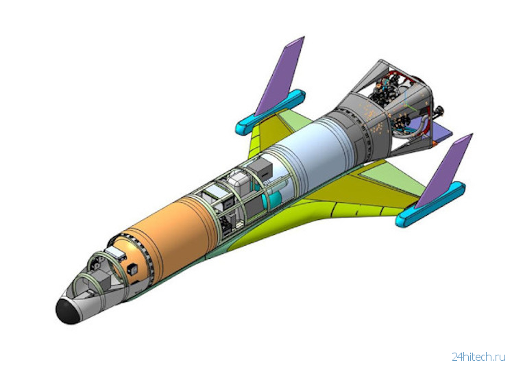 В России разработан первый многоразовый ракетоплан. Вот как он будет выглядеть