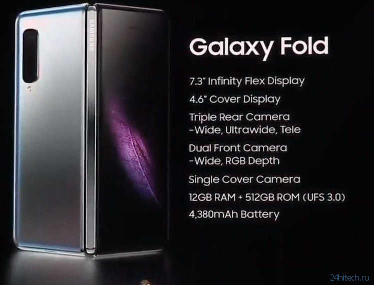 Samsung показала складной смартфон Galaxy Fold за 150 тысяч рублей
