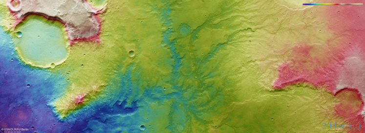 фото | Новые спутниковые снимки древних марсианских рек