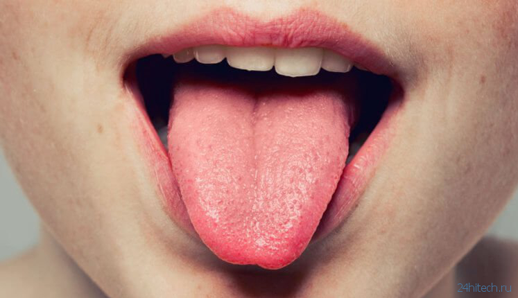 Человек может чувствовать запахи своим языком