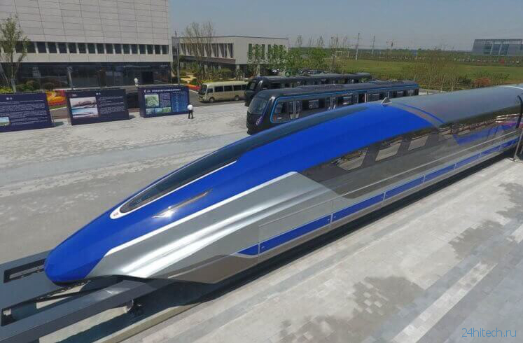 В Китае начали прокладывать пути для сверхскоростных поездов на магнитной подушке