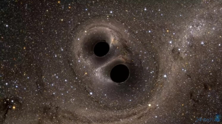 Необычное столкновение трех сверхмассивных черных дыр и его последствия