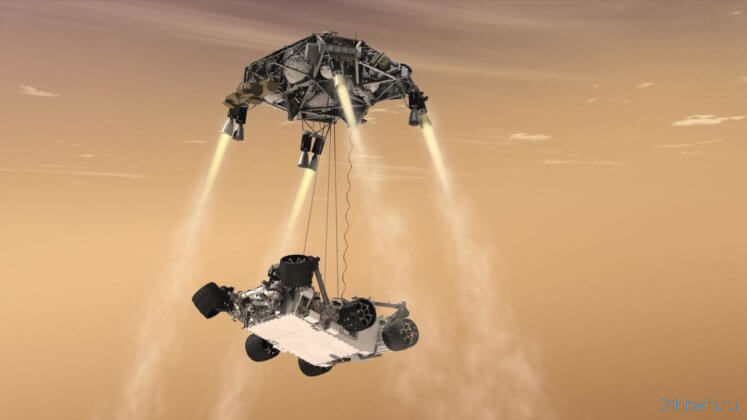 NASA тестирует разделение ступеней спуска марсохода Mars 2020