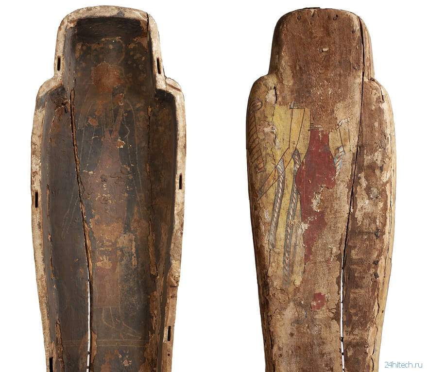 Внутри гроба с мумией найдена картина древнего художника