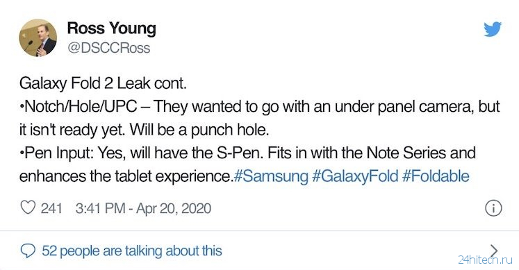 Samsung Galaxy Fold 2 будет лучше, чем мы думали