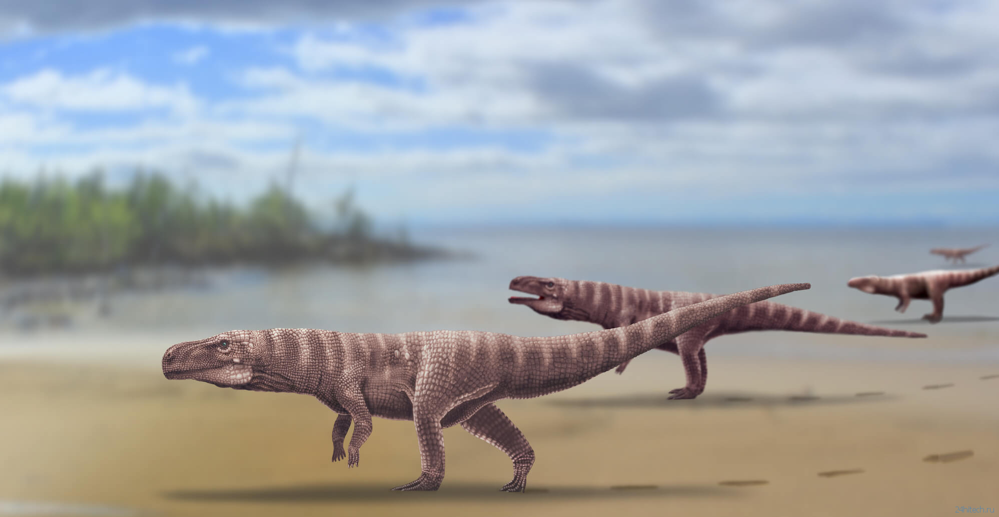 Миллионы лет назад предки крокодилов ходили на двух ногах