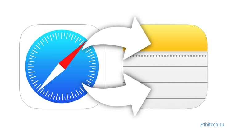 Как сохранять ссылки на веб-страницы из Safari в «Заметках» на iPhone, iPad и Mac