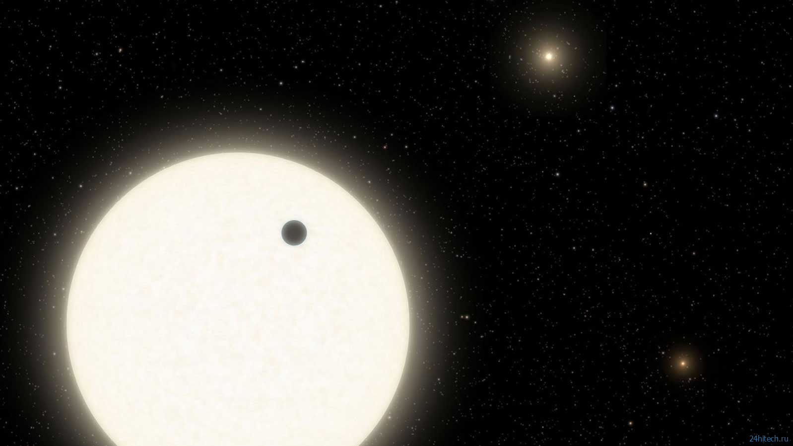 Обнаружена экзопланета с тремя солнцами 