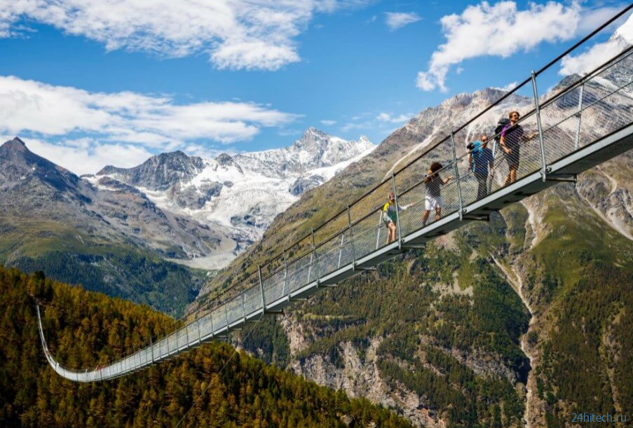В Португалии открыт самый длинный висячий мост на высоте 175 метров 