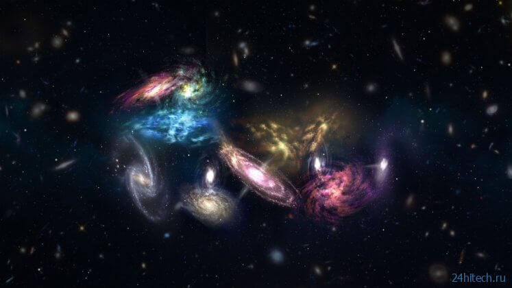 Обнаружены свидетельства ;коллективного поведения галактик 