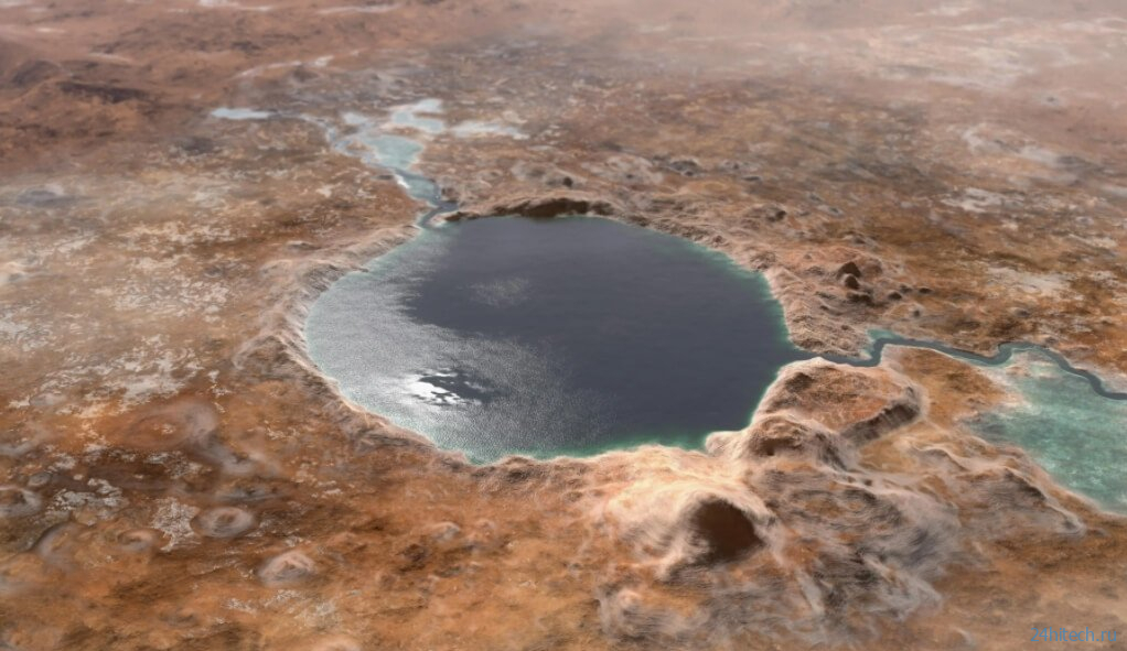 Сомнений все меньше: марсианский кратер Езеро может быть древним озером 